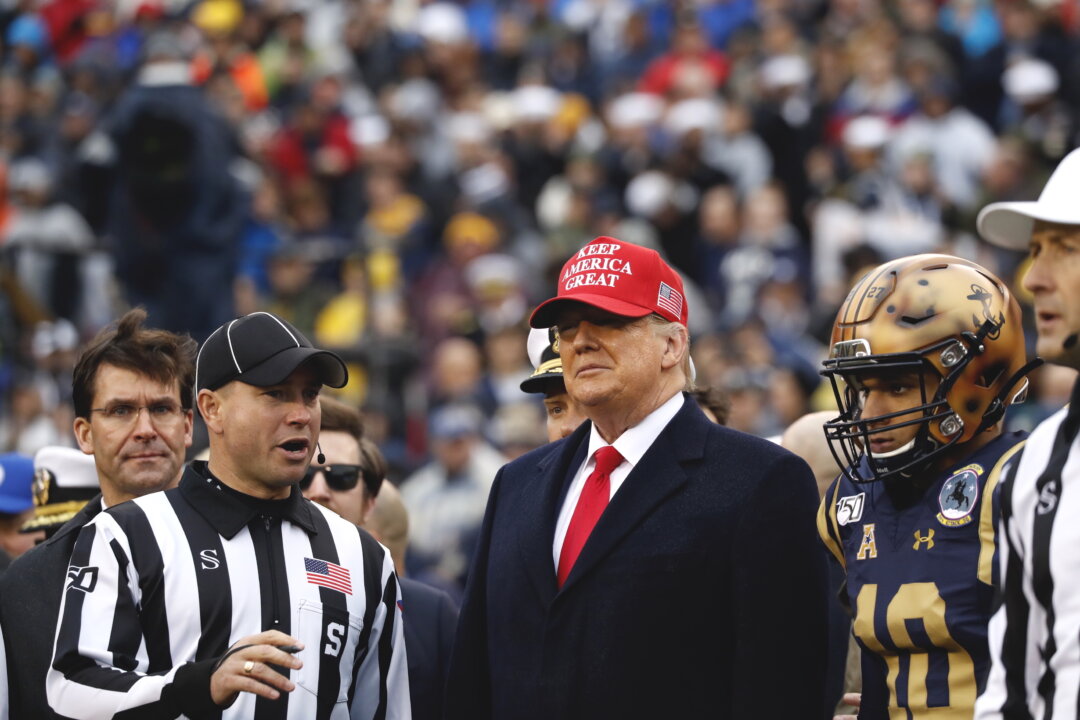 LIVE NOW: Trump Watches the Army–Navy Football Game