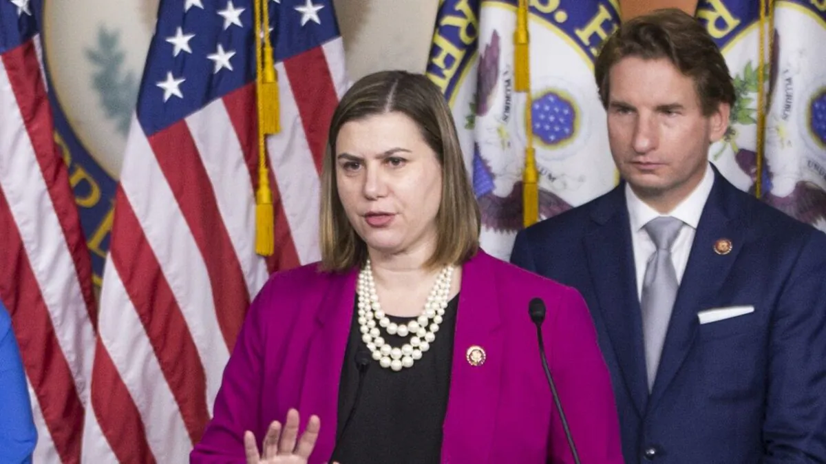 Rep. Elissa Slotkin (D-Mich.) in a file photo. (Zach Gibson/Getty Images)