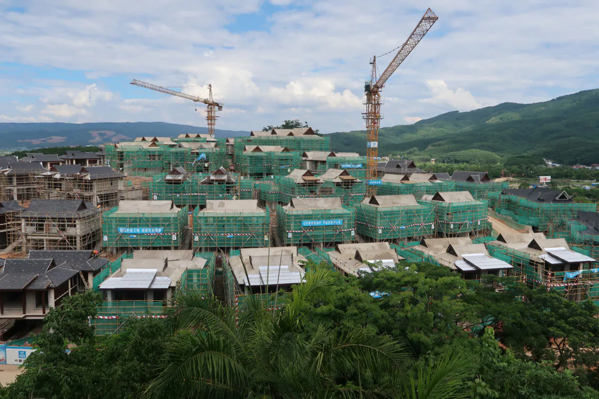 Villas of real estate property "Viva Villa" developed by Ping An Real Estate are seen under construction in Xishuangbanna Dai Autonomous Prefecture, Yunnan Province, China on June 20, 2019. (Lusha Zhang/Reuters)