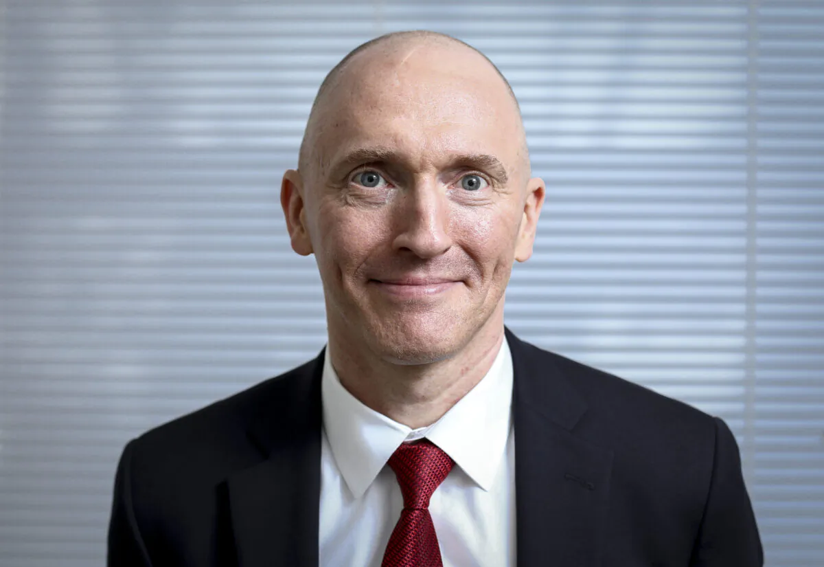 Carter Page, petroleum industry consultant and former foreign-policy adviser to Donald Trump during his 2016 presidential election campaign, in Washington on May 28, 2019. (Samira Bouaou/The Epoch Times)