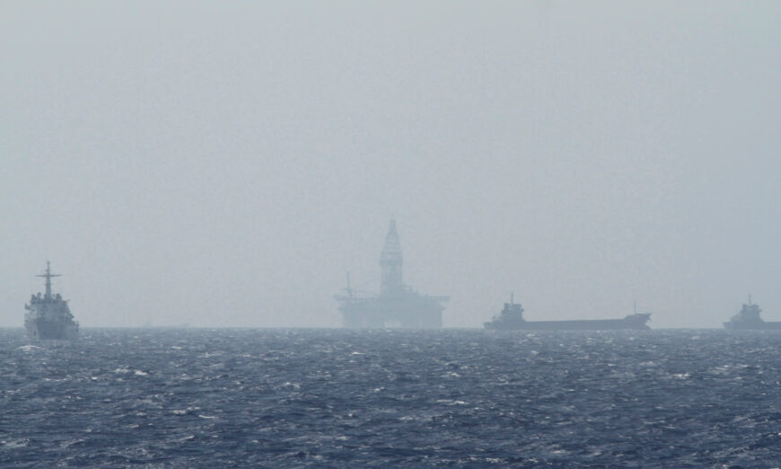 Chinese ships depart Vietnam waters after US-China talks over Russian-operated gas fields.