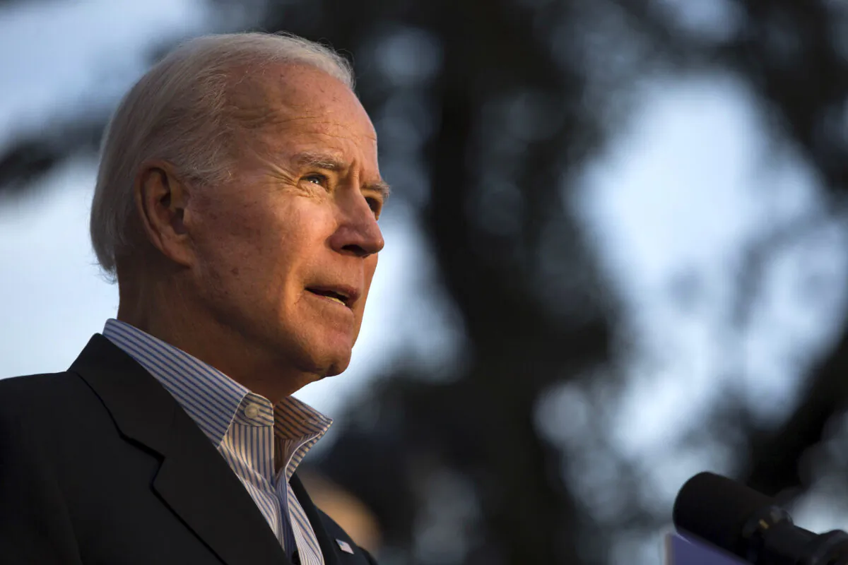 Democratic presidential candidate and former U.S. Vice President Joe Biden speaks at a community event while campaigning in San Antonio, Texas, on Dec. 13, 2019. (Daniel Carde/Getty Images)