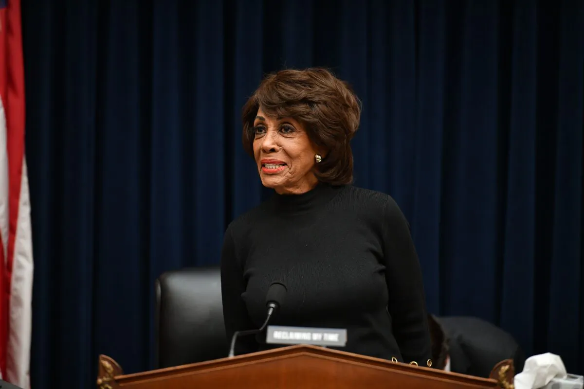 House Financial Services Chairwoman Maxine Waters (D-Calif.) in Washington on Oct. 23, 2019. (Mandel Ngan/AFP via Getty Images)