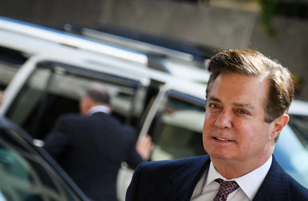 Paul Manafort arrives for a hearing at U.S. District Court in Washington on June 15, 2018. (Mandel Ngan/AFP via Getty Images)