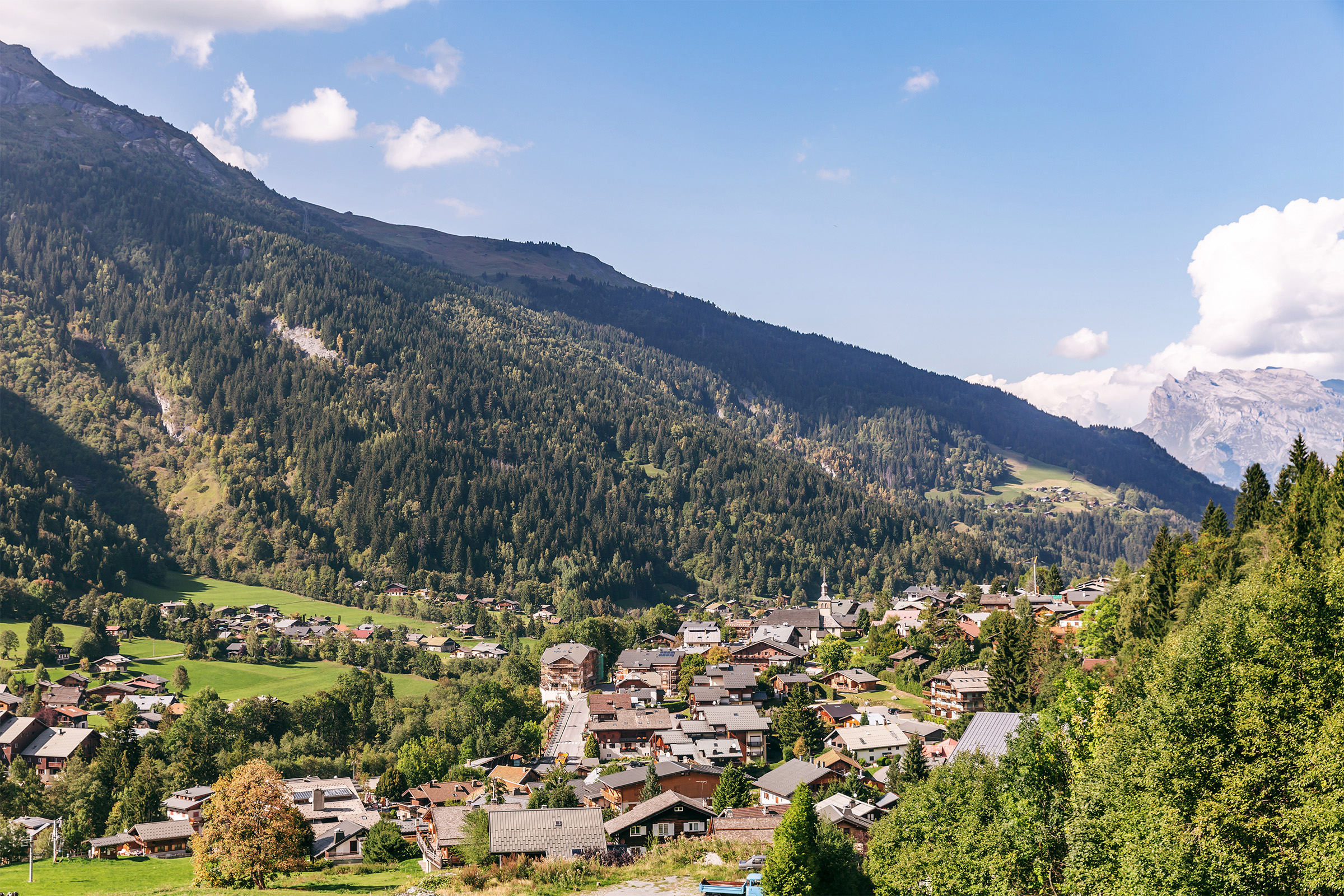Pretty Alpine Village, French Alps