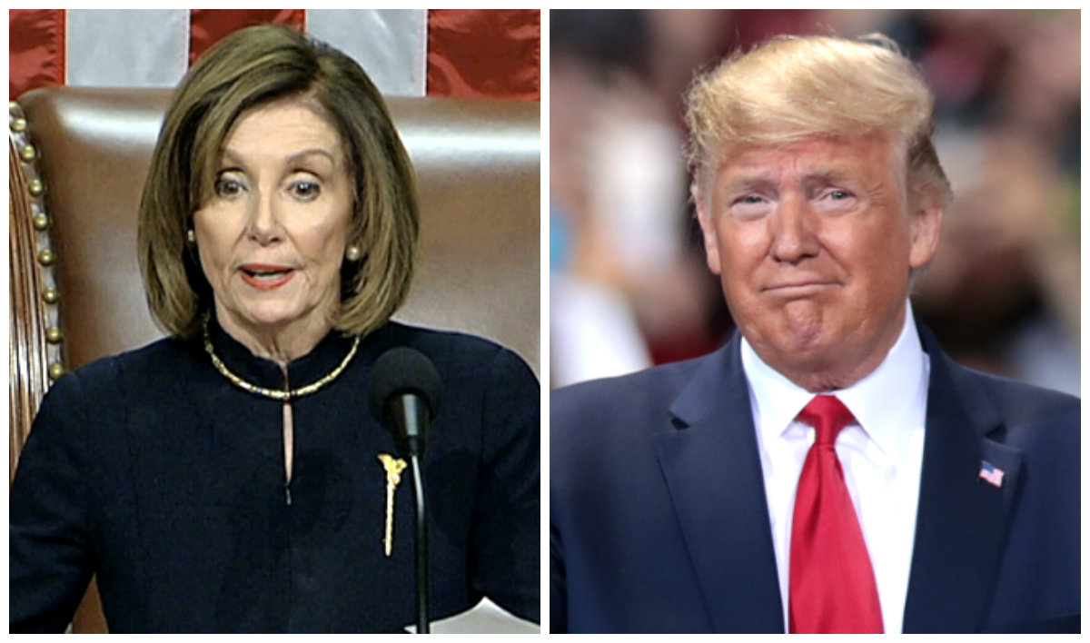 Pelosi and Trump