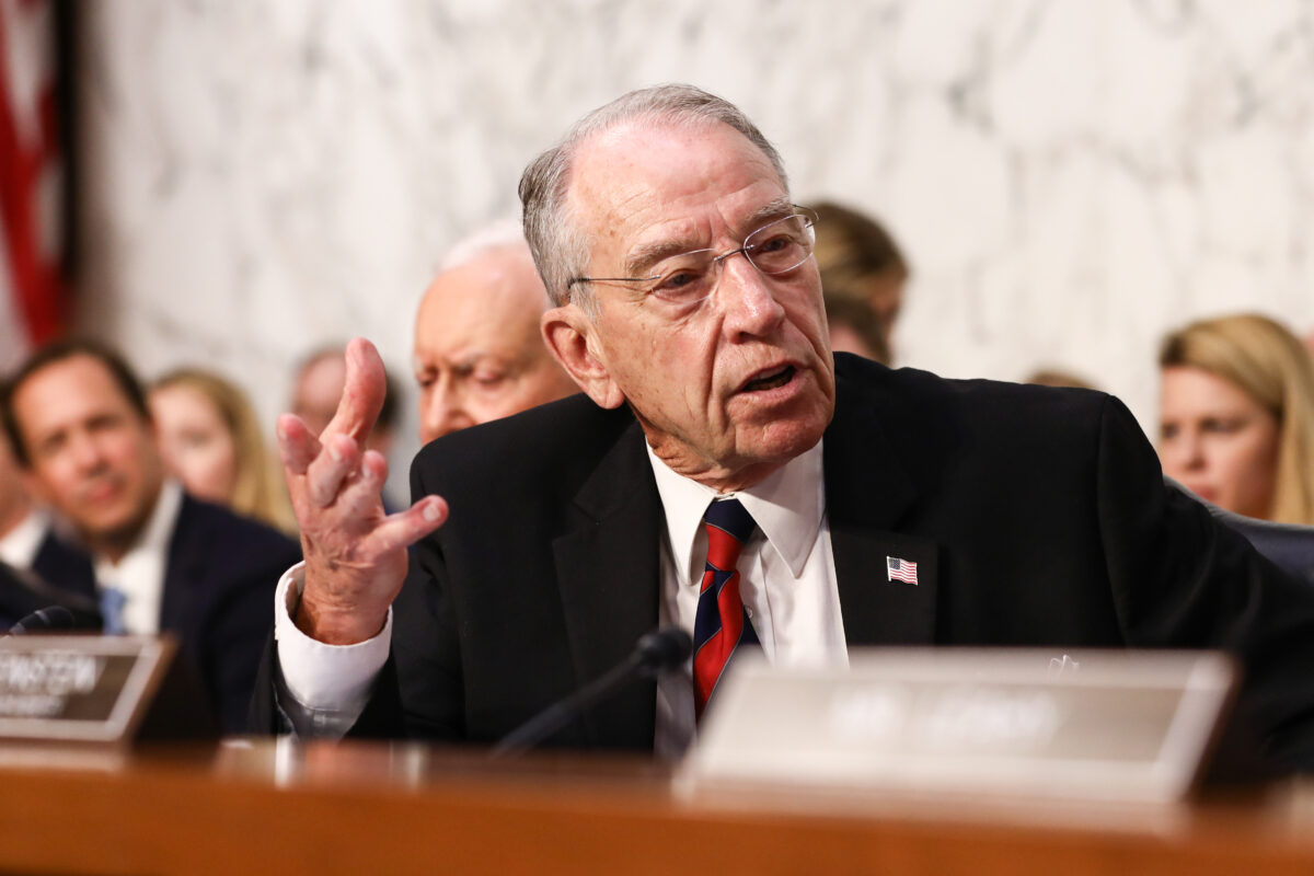 Sen. Chuck Grassley (R-Iowa) speaks