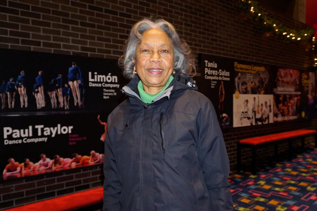Goldie Bryant enjoyed Shen Yun Performing Arts at The Performing Arts Center of Purchase College in Purchase, New York, on Dec. 20, 2019 (Sally Sun/The Epoch Times)