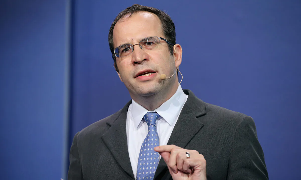 President and CEO of College Board David Coleman, creator of the Common Core curriculum, speaks during the New York Times Schools for Tomorrow conference in New York on Sept. 17, 2015. (Neilson Barnard/Getty Images for New York Times)