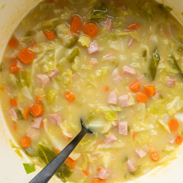 Ham and cabbage soup