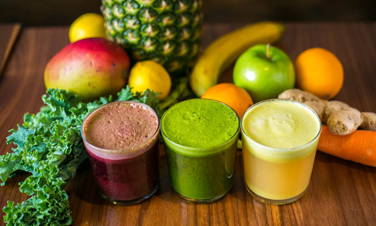 Assorted juices at Brazilia Cafe, in NoHo, Manhattan, on Oct. 14, 2014.  Samira Bouaou/Epoch Times