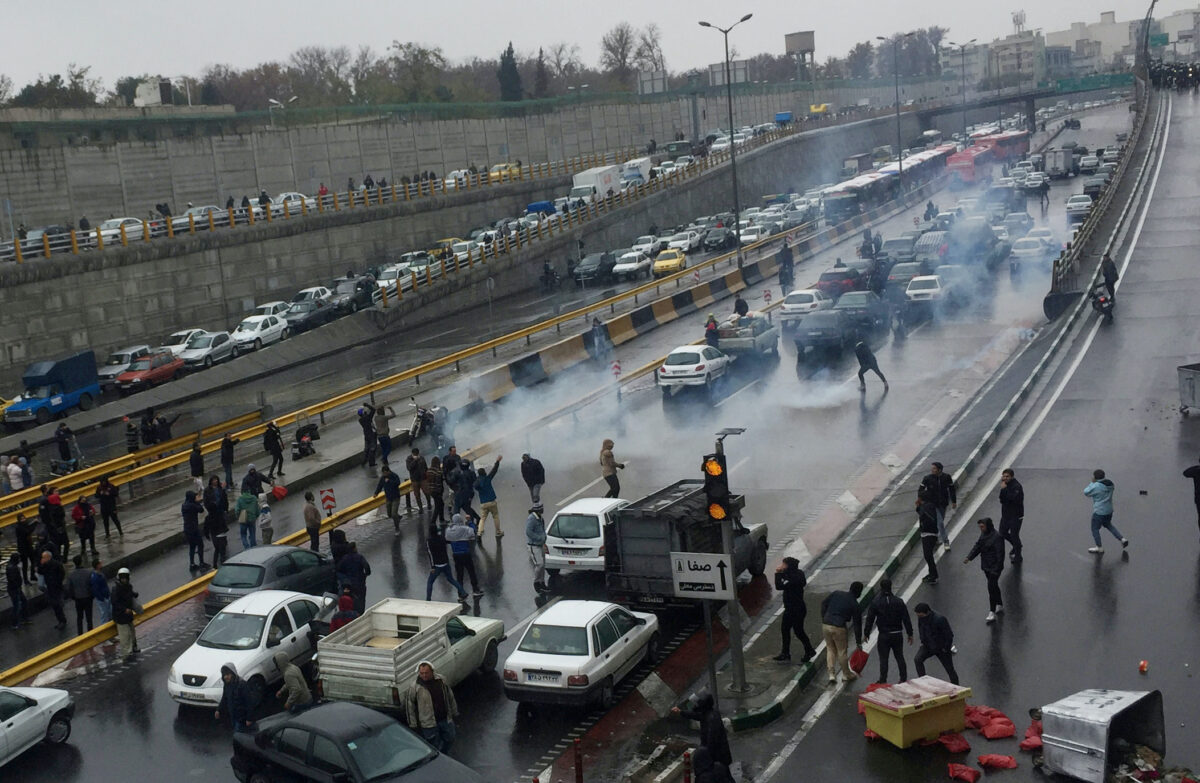 Iran protest against increased gas price