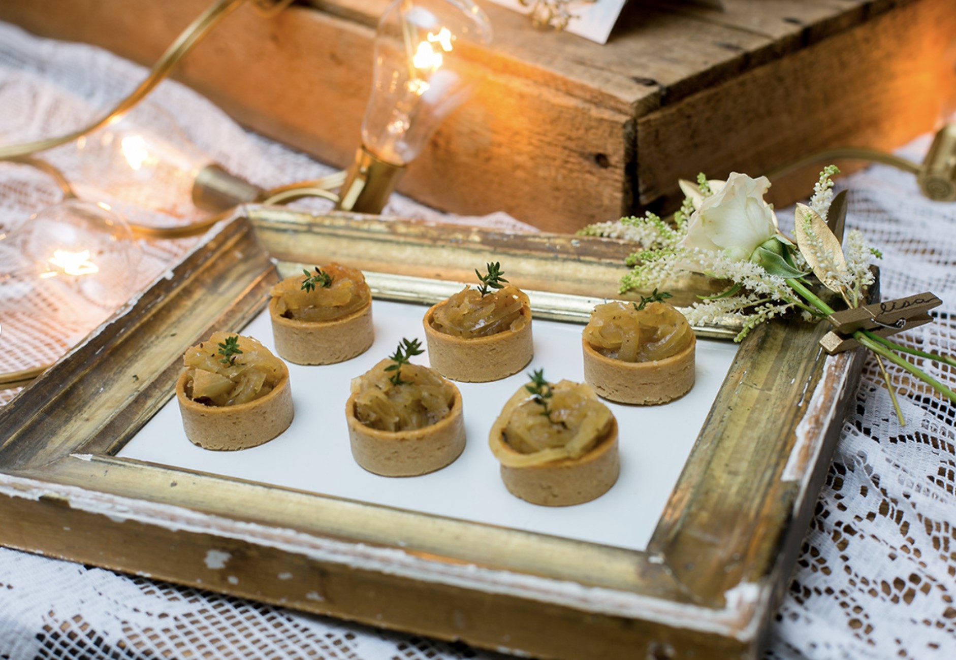 Mini Caramelized Onion Tarts