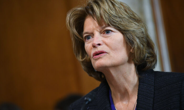 U.S. Senator Lisa Murkowski (R-Alaska) speaks during a committee hearing on the world energy outlook in the Dirksen Senate Office Building on Capitol Hill in Washington on Feb. 28, 2019. (Mandel Ngan/AFP)