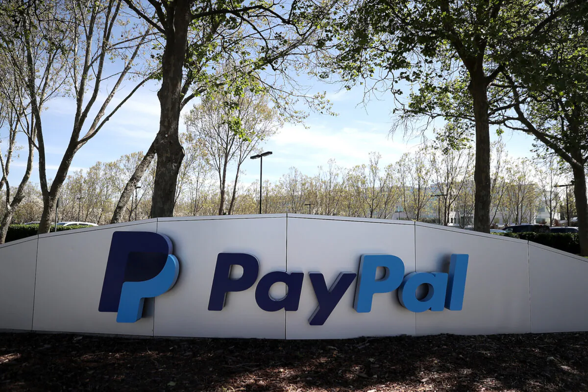Paypal headquarters in San Jose, Calif., on April 9, 2018. (Justin Sullivan/Getty Images)