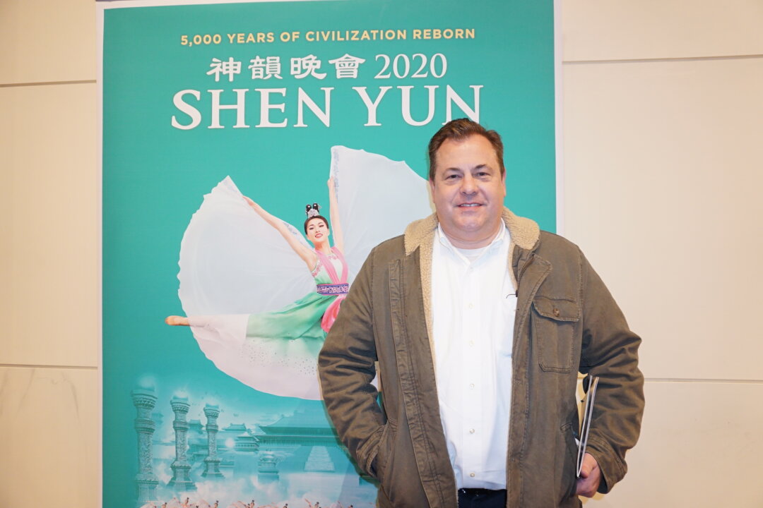 David Kurtz, hospital administrator, attended Shen Yun Performing Arts at Stamford, Connecticut's Palace Theatre Dec. 27, 2019. (Sally Sun/The Epoch Times)