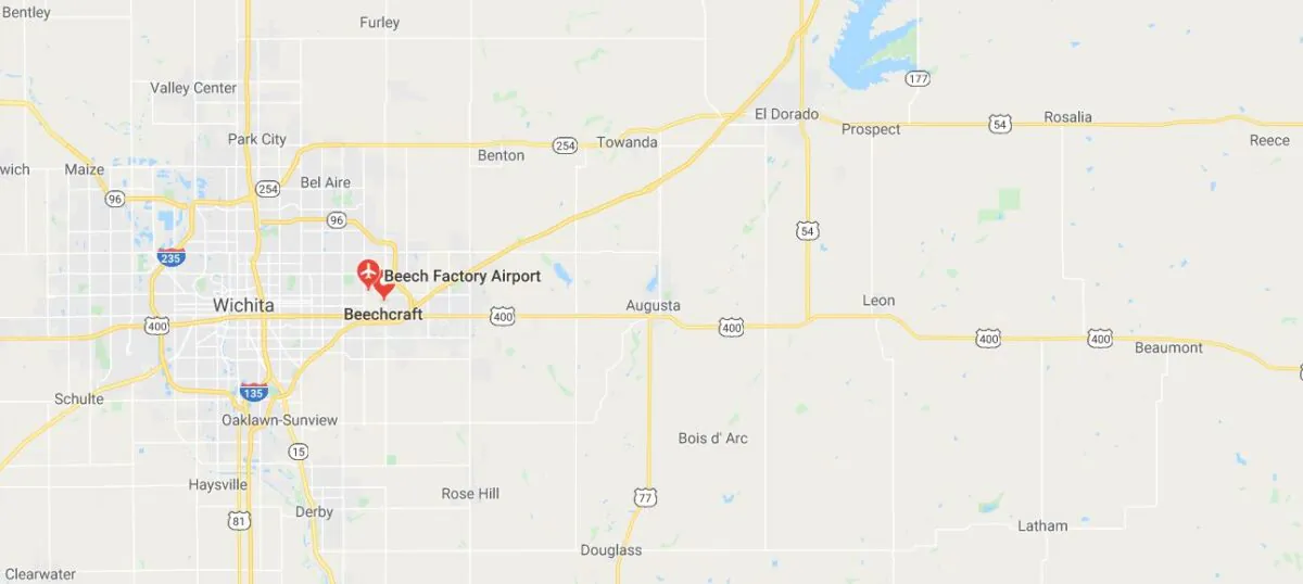 An explosion was reported Friday at a Beechcraft manufacturing plant in Wichita, Kansas, according to reports. (Google Maps)