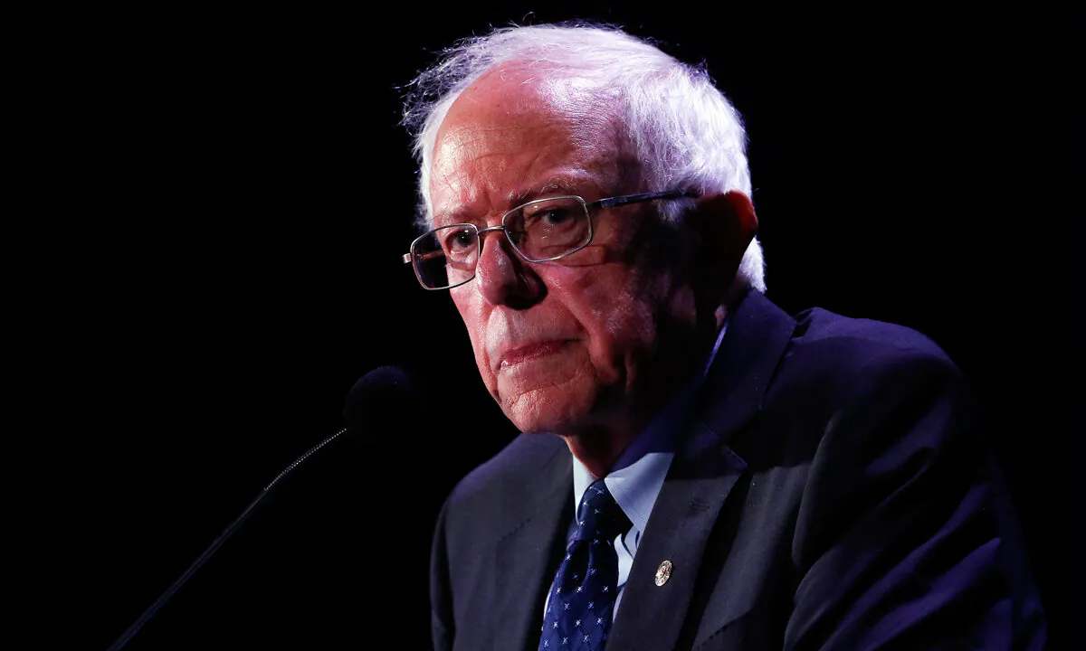 Democratic presidential candidate Sen. Bernie Sanders (I-Vt.) listens to a question as he speaks at the NALEO Candidate Forum in Miami, Fla., on June 21, 2019. (Joe Skipper/Getty Images)