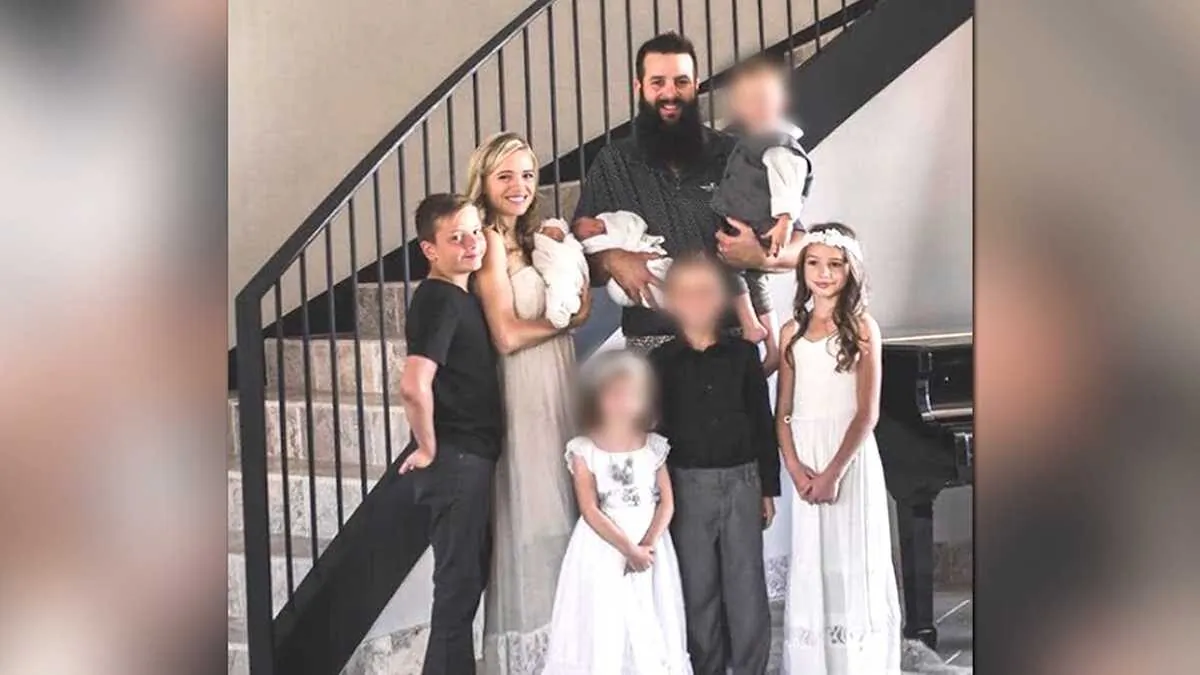 This photo shows Howard Jackob Miller, Jr., Rhonita Maria Miller, infant twins Titus Alvin Miller and Tiana Griciel Miller, and Krystal Bellaine Miller, who all died in the attack. Howard Miller, the adult male pictured, is alive and is not believed to have been present at the attack. (Courtesy of Jhon LeBaron)