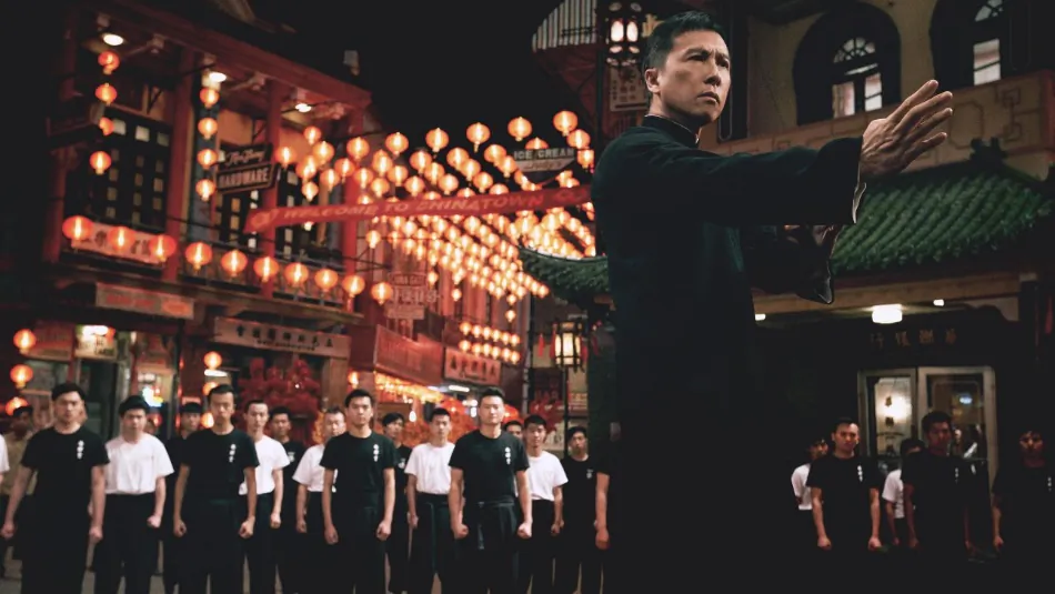 Donnie Yen stars “Ip Man 4: The Finale,” a vehicle to promote racism against whites. (Pegasus Motion Pictures)