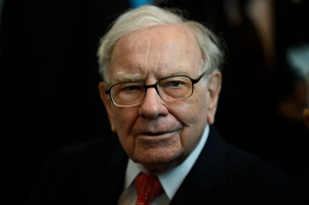 Warren Buffett, CEO of Berkshire Hathaway, attends the 2019 annual shareholders meeting in Omaha, Neb., May 3, 2019. (Johannes Eisele/AFP via Getty Images)
