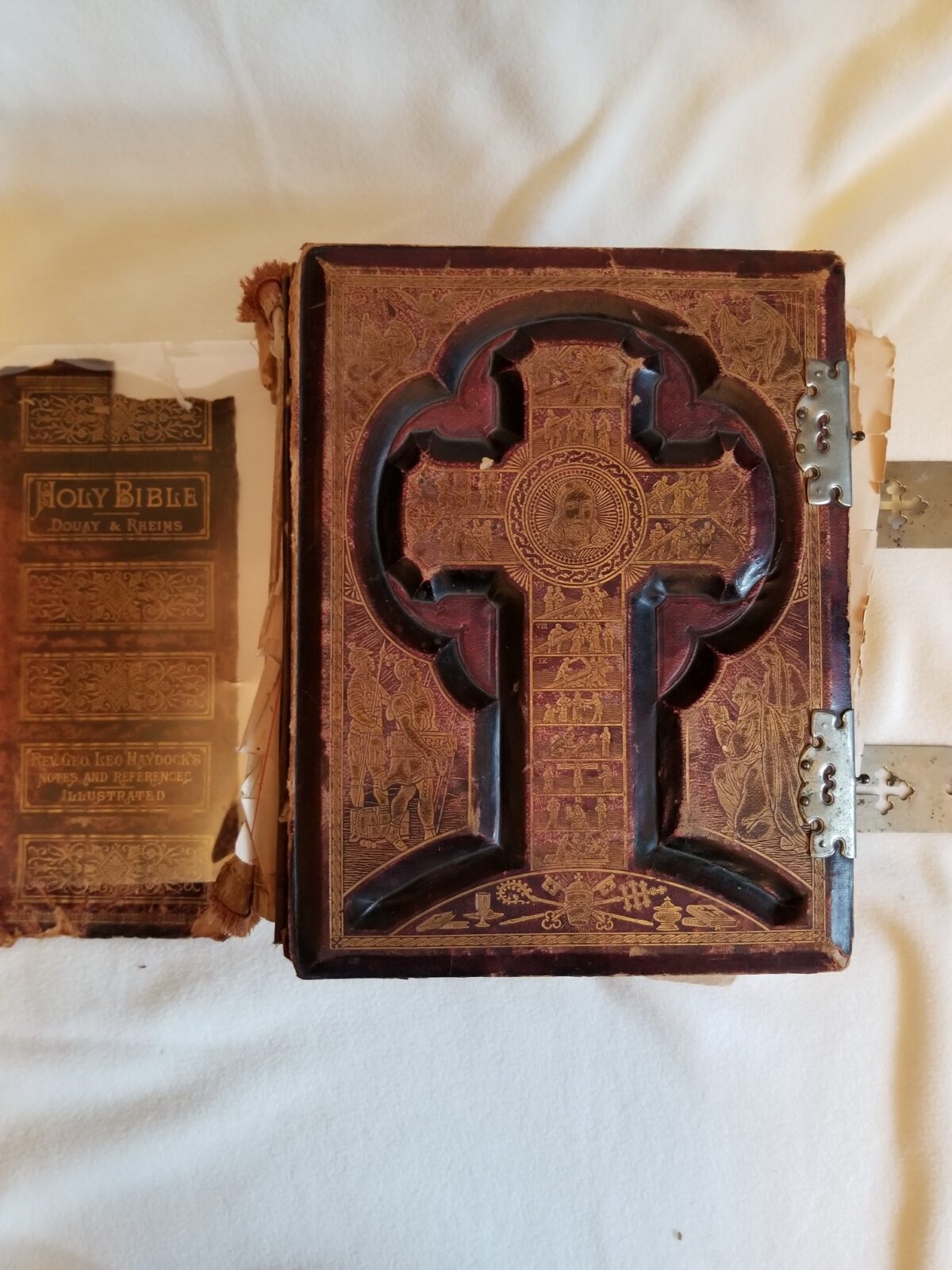 family bible before restoration-w