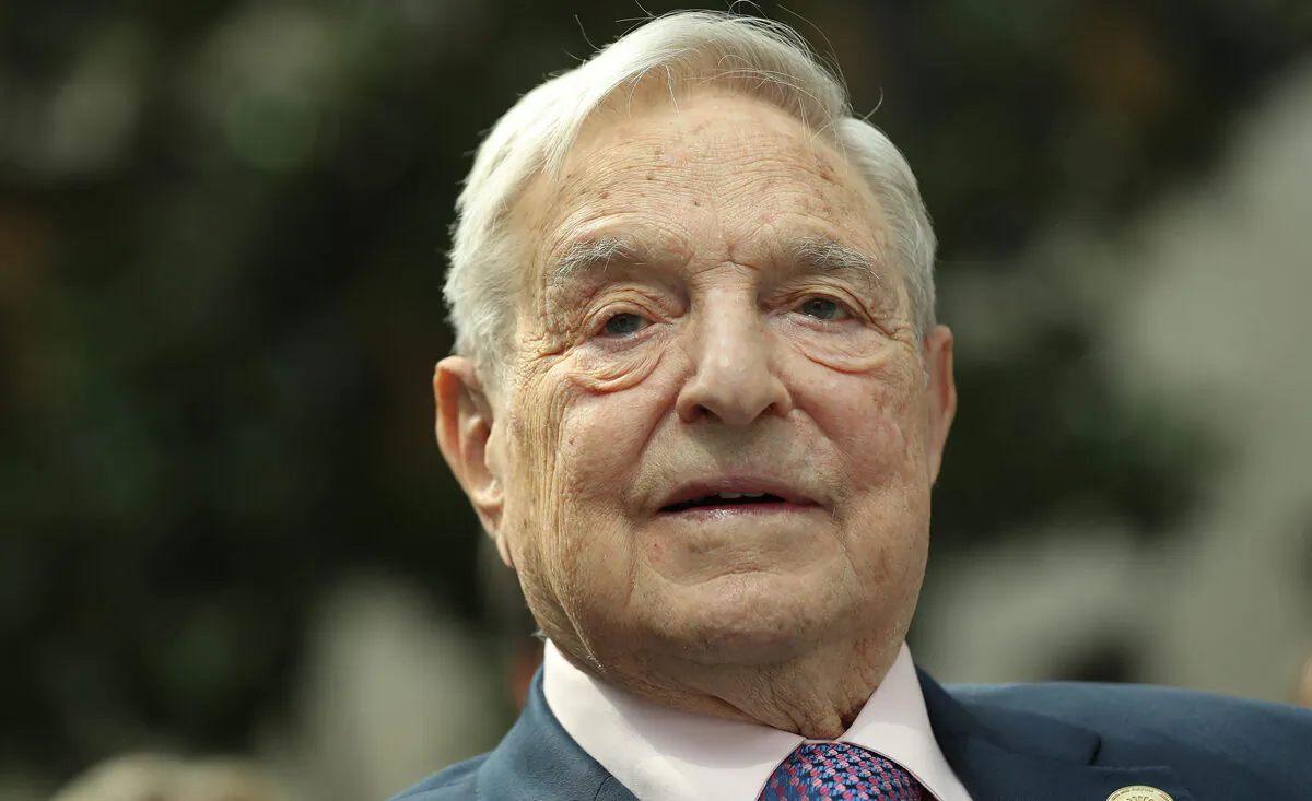 Financier George Soros attends the official opening of the European Roma Institute for Arts and Culture (ERIAC) at the German Foreign Ministry in Berlin, Germany, on June 8, 2017.  Sean Gallup/Getty Images