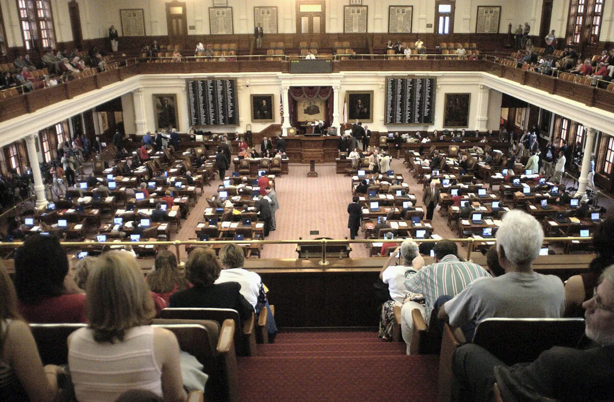 The Texas State Legislature in session in Austin, Texas, on May 16, 2003. (Matt Archer/Getty Images)
