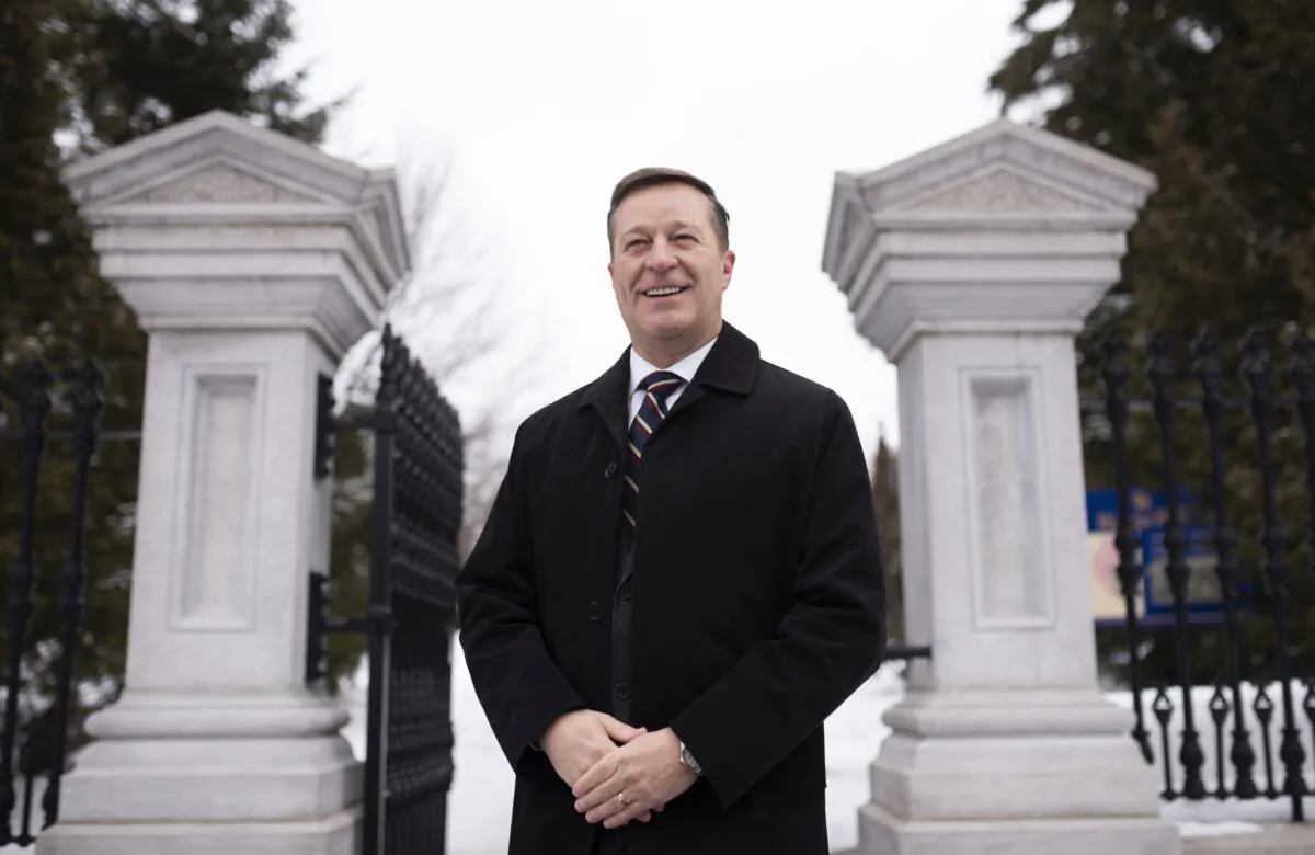 Bryan Brulotte, who is entering the leadership race for the Conservative Party of Canada, is shown in Ottawa on Jan. 5, 2020. (The Canadian Press/Justin Tang)