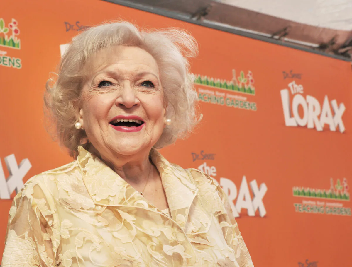 Actress Betty White arrives at the premiere of Universal Pictures and Illumination Entertainment's 3D-CG "Dr. Seuss' The Lorax" at Citywalk in Universal City, Calif., on Feb. 19, 2012. (Kevin Winter/Getty Images)