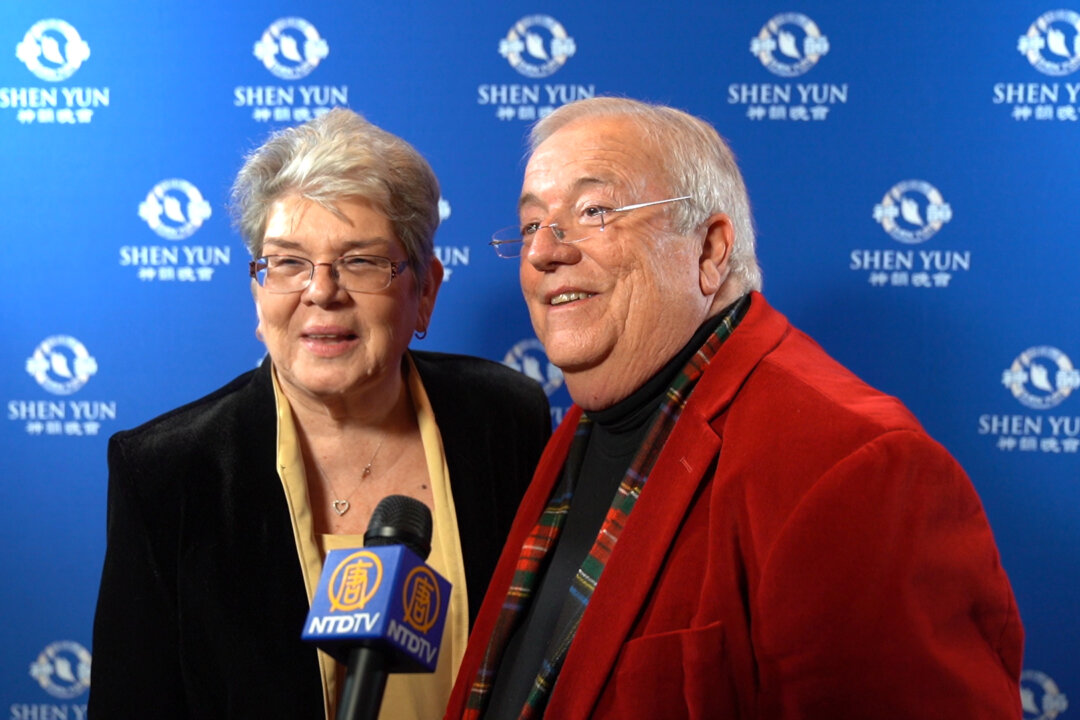 Michele and Randall Smith, retail business owners, attended Shen Yun Performing Arts at Atlanta's Cobb Energy Performing Arts Centre on Jan 8, 2020. (NTD Television)