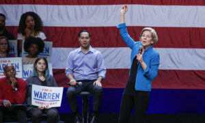 Elizabeth Warren Holds Campaign Rally in Brooklyn