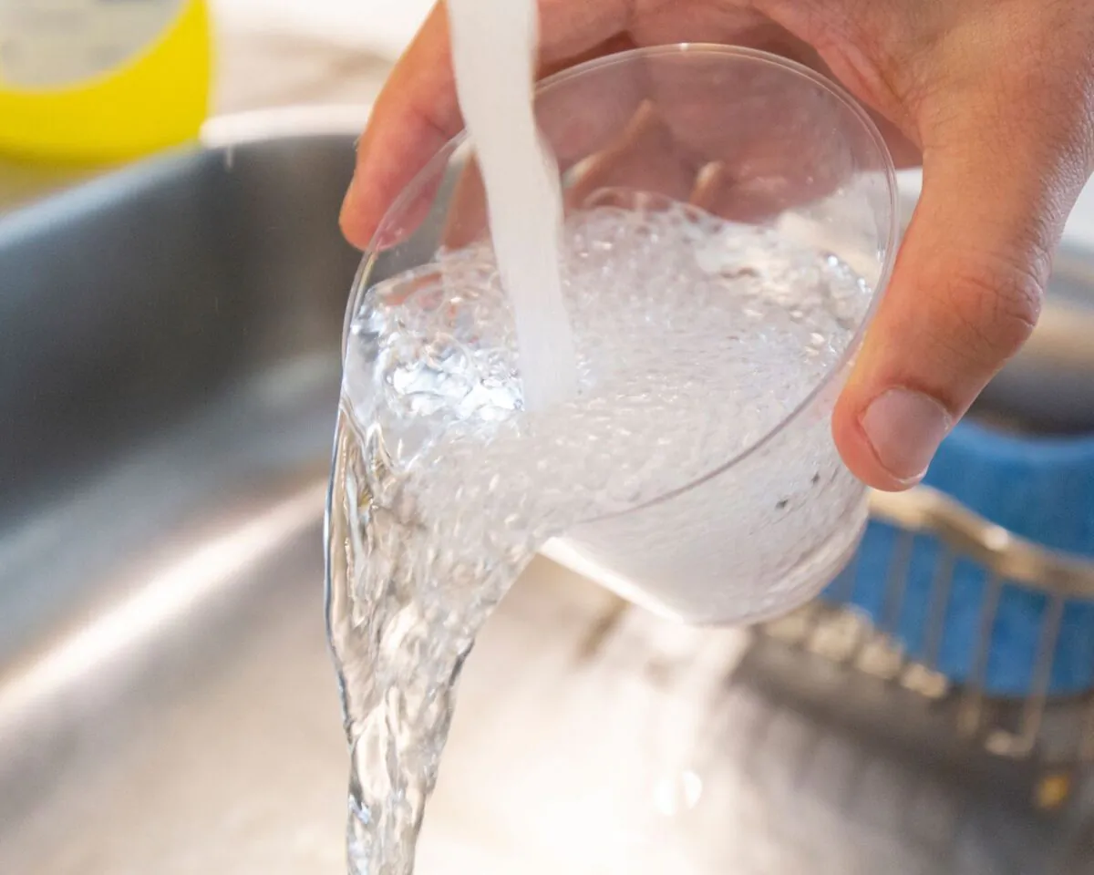 Tap water is seen in this photo illustration in Washington on Aug. 19, 2019. (Alastair Pike/AFP via Getty Images)