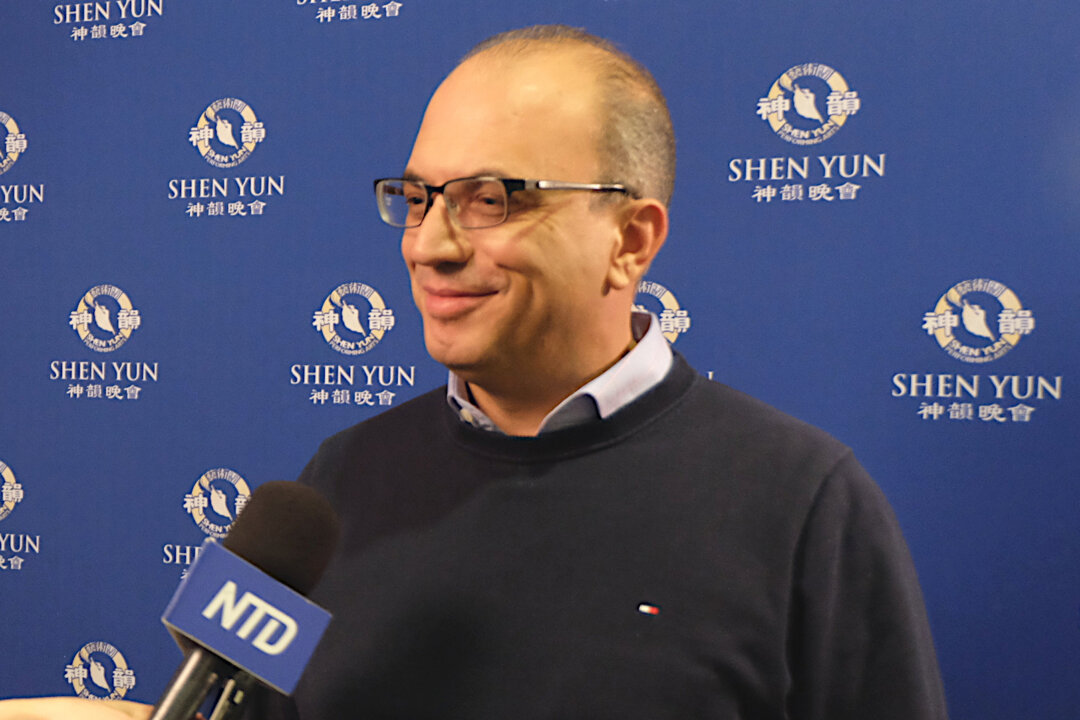 Motaz Sabri, vice president of Bunzl Canada, attended Shen Yun Performing Arts at Mississauga's Living Arts Centre on Jan. 11, 2020. (NTD Television)