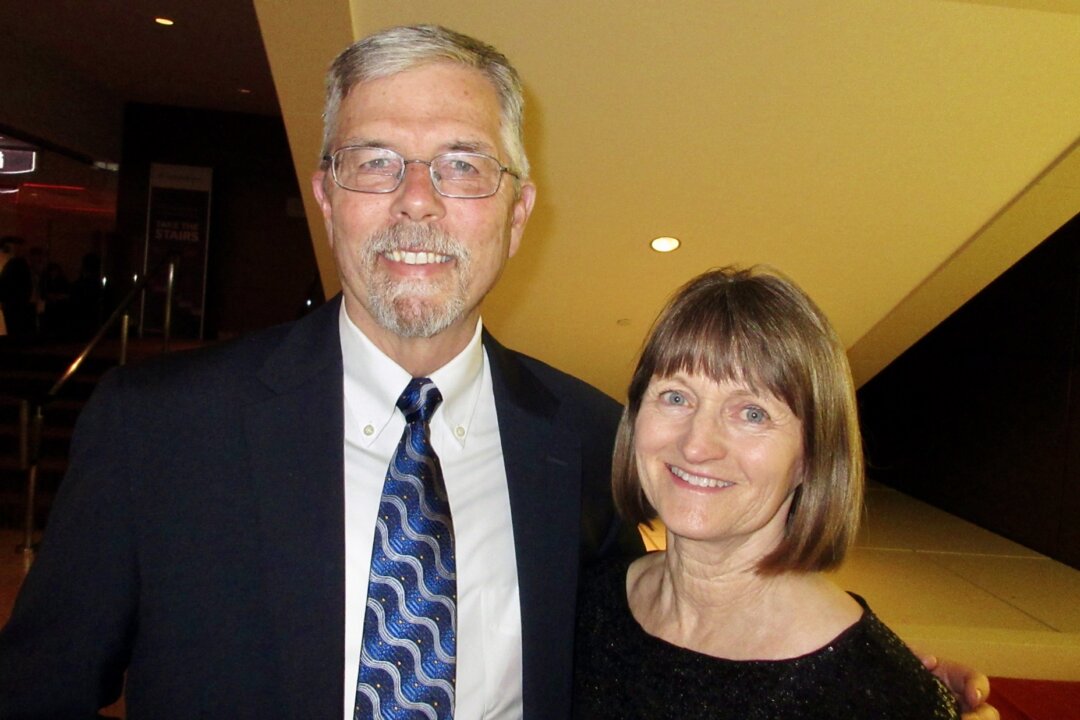 Mark and Diann Averett, business owners, attended Shen Yun Performing Arts at Atlanta's Cobb Energy Performing Arts Centre, on Jan. 11, 2020. (Roland Ree/The Epoch Times)