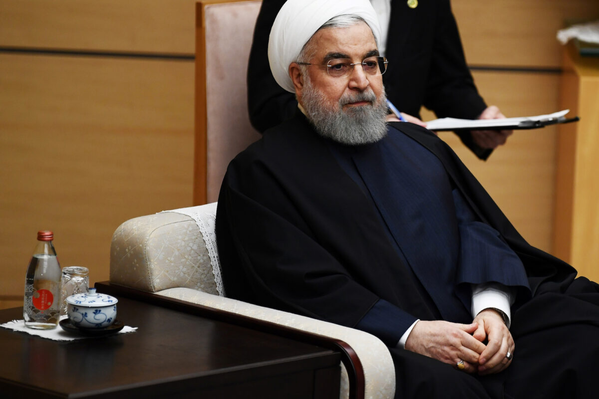 iran rouhani japan