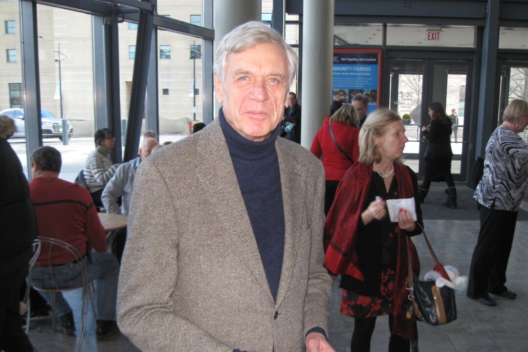 David Allan, pioneer in the investment banking and biotechnology fields, attended Shen Yun Performing Arts at Mississauga's Living Arts Centre on Jan. 12, 2020. (Omid Ghoreishi/The Epoch Times)
