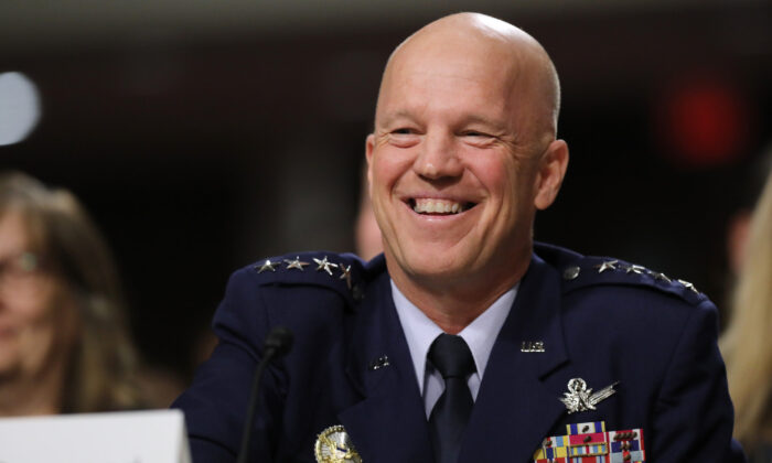 Gen. John Raymond testifies before the Senate Armed Services Committee on June 04, 2019 in Washington, DC.  (Chip Somodevilla/Getty Images)