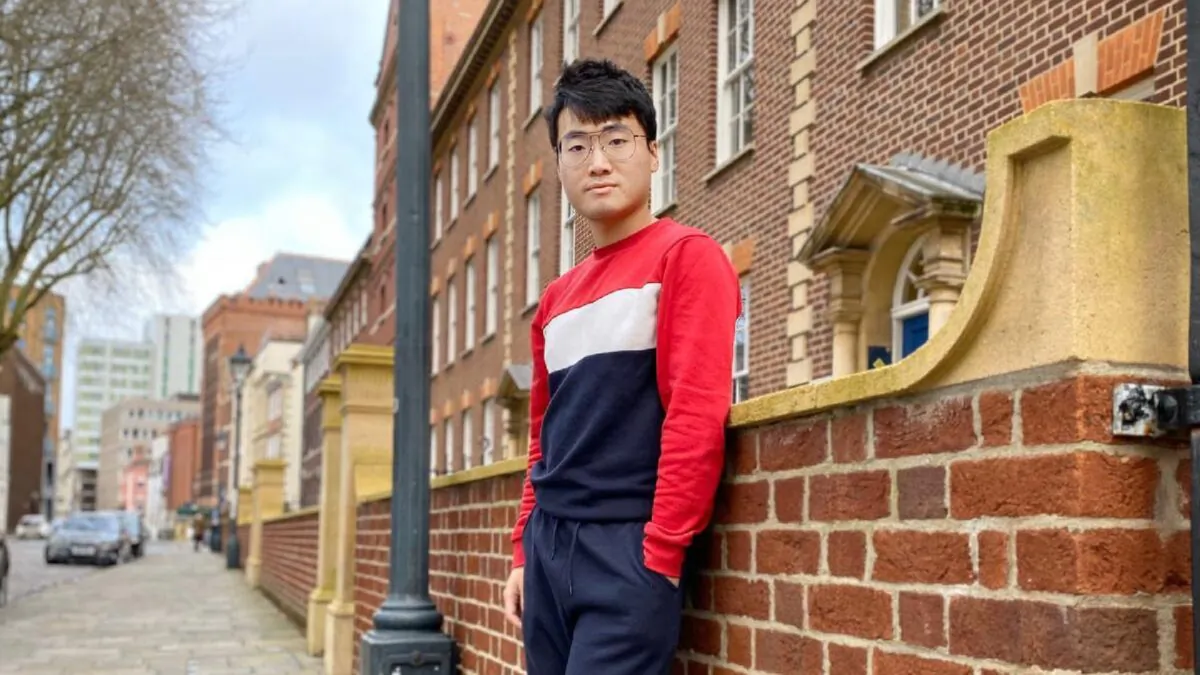 Simon Cheng in London on Jan. 5, 2020. (Courtesy of Simon Cheng)