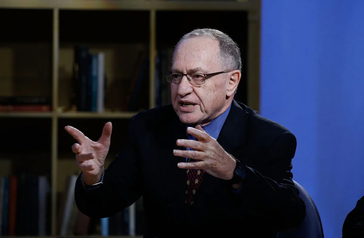 Alan Dershowitz attends Hulu Presents "Triumph's Election Special" produced by Funny Or Die at NEP Studios in New York City, on Feb. 3, 2016. (John Lamparski/Getty Images for Hulu)