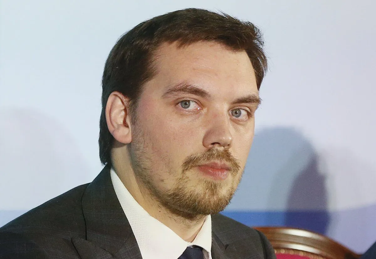 Ukraine's Prime Minister Oleksiy Honcharuk during the business forum in Kyiv, Ukraine, on Oct. 10, 2019. (Efrem Lukatsky/AP Photo)