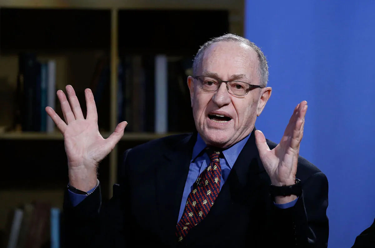 Alan Dershowitz attends Hulu Presents "Triumph's Election Special" produced by Funny Or Die at NEP Studios in New York City on Feb. 3, 2016.  (John Lamparski/Getty Images for Hulu)