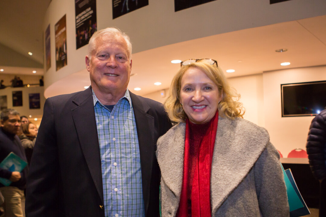 Cindy Gingrich and Stuart Cambridge enjoyed Shen Yun Performing Arts at the George Mason Center for the Arts in Fairfax, Virginia on Jan. 18, 2020. (Lisa Fan/The Epoch Times)