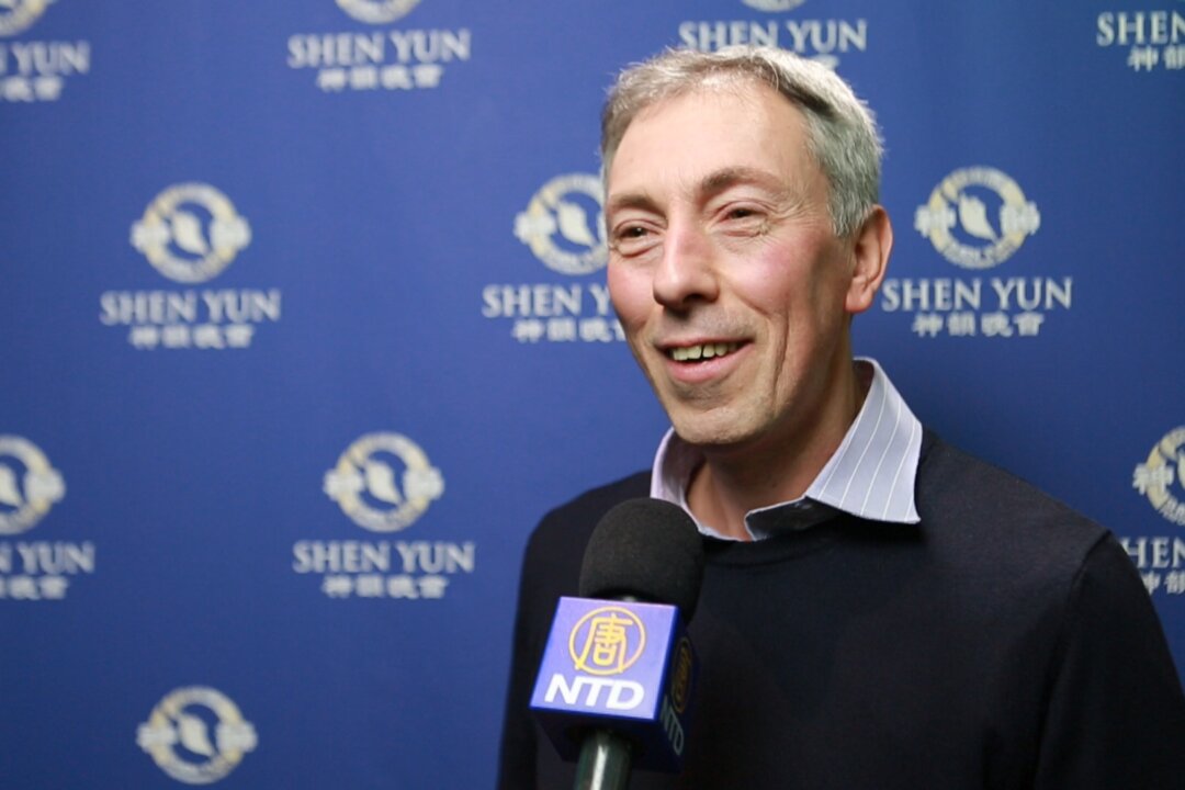 Angelo Consegniga, a London financial consultant, attended Shen Yun Performing Arts at the Eventim Apollo on Jan. 18, 2020. (NTDTV)