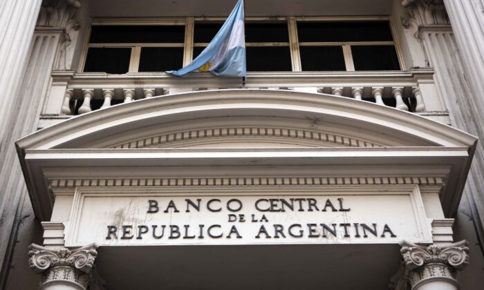 The Central Bank of Argentina in Buenos Aires, Argentina, on Aug. 20, 2019.  Ricardo Ceppi/Getty Images
