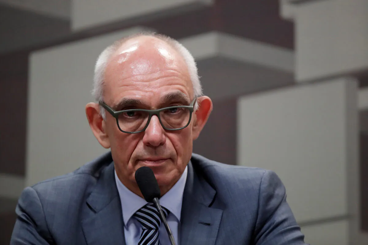 Former Vale S.A. CEO Fabio Schvartsman looks on during a session of the special committee on the Brumadinho mining disaster, at the Federal Senate in Brasilia, Brazil, on March 28,2019. (Ueslei Marcelino/Reuters)