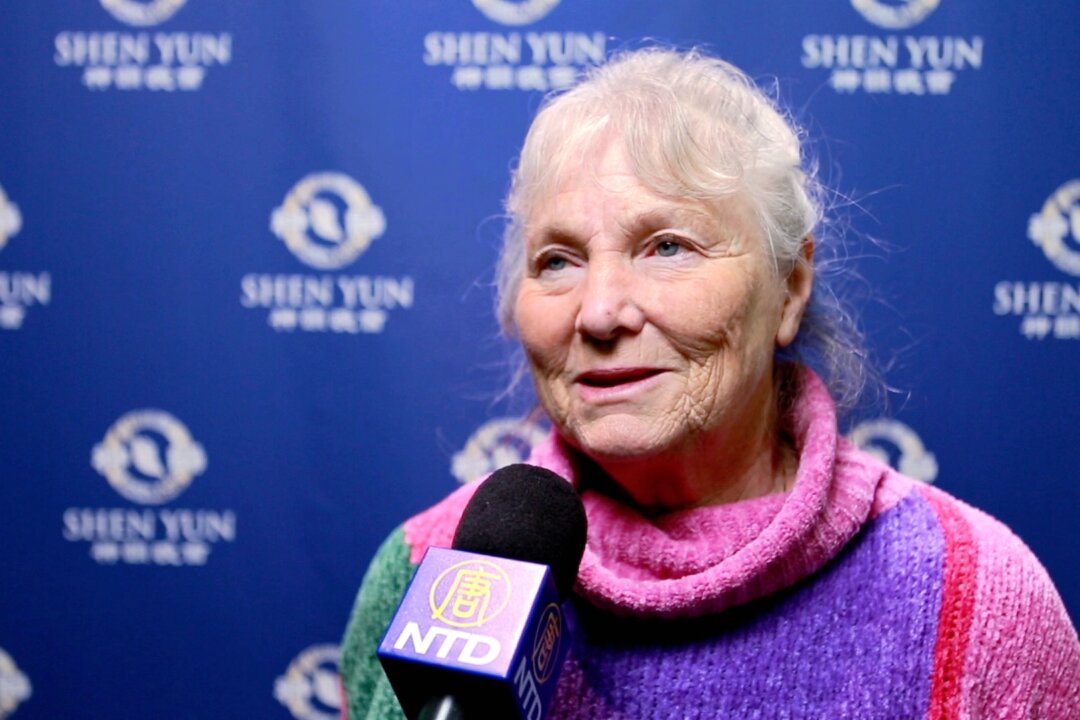 Brenda Taylor enjoyed Shen Yun at the Eventim Apollo in London,U.K., on Jan. 21, 2020. (NTD Television)