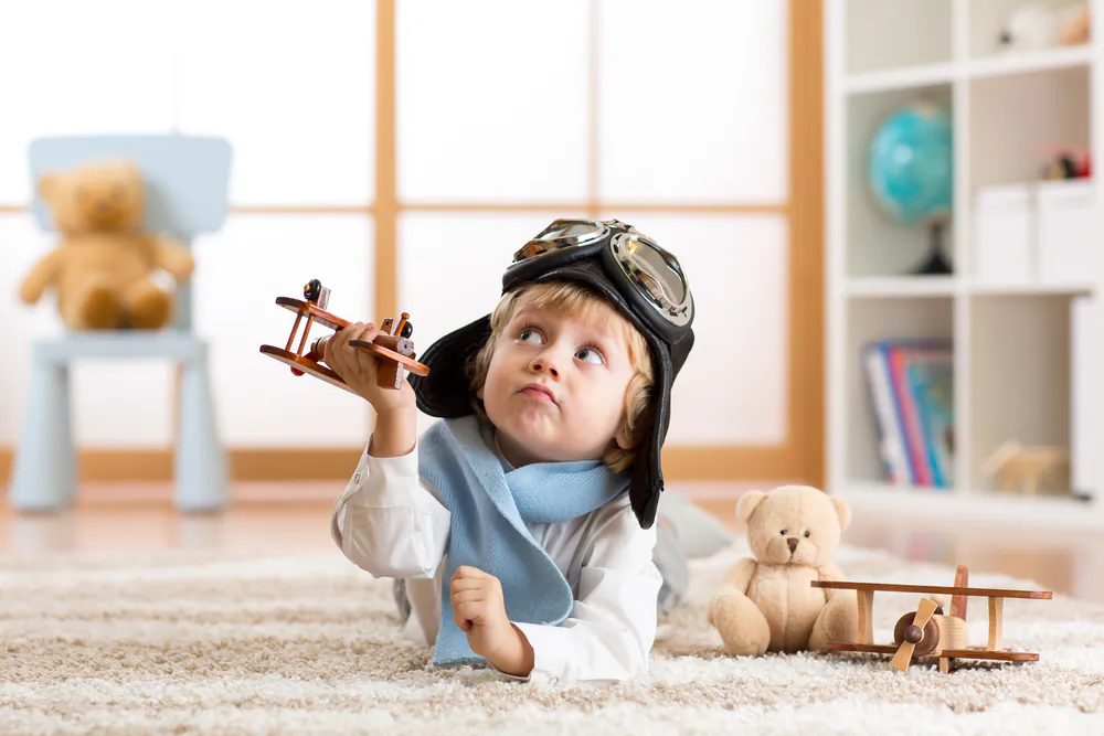 Since children of this age don’t typically have the verbal communication skills necessary to communicate effectively, art and dramatic play are important forms of expression.  (Shutterstock)