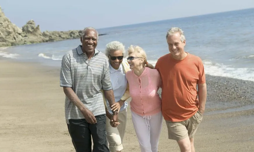 Maintaining an active social life is a common feature of those who live well in their elder years, observes physician Tatiana Denning. (sirtravelalot/Shutterstock)