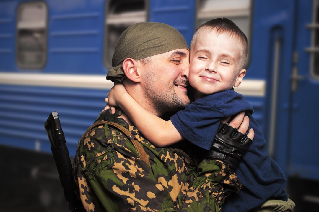 One soldier's journey to opening up began with a story about a gift from his son. (Petrenko Andriy/Shutterstock)